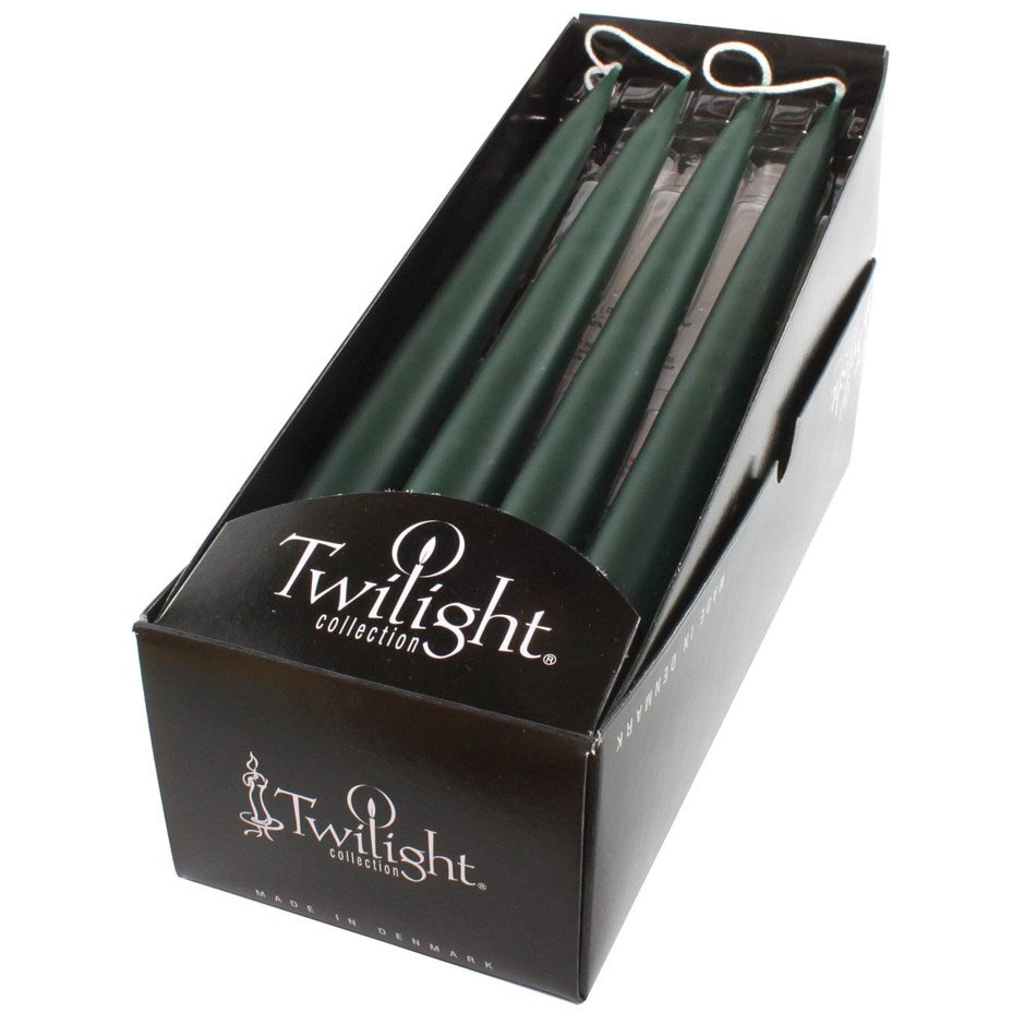 10" Taper - Forest Green Set Of Two