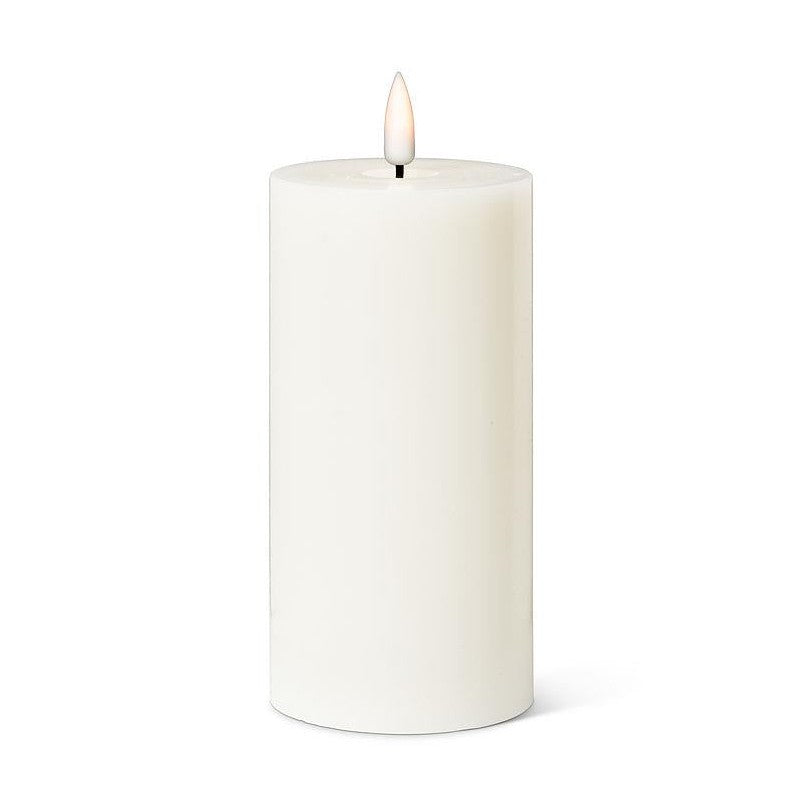 LED Pillar Candle-3x6"H Off White
