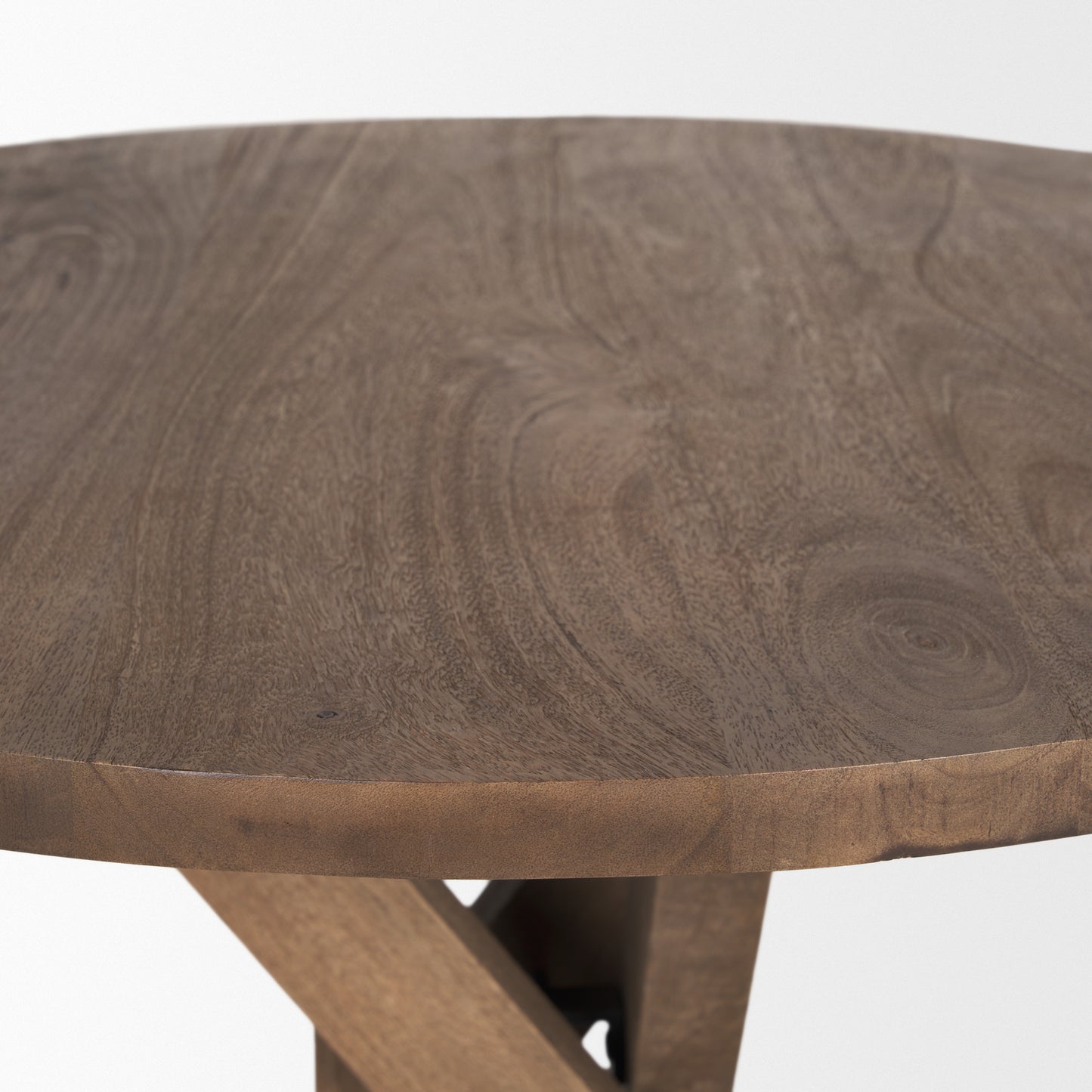 Solana Medium Brown Wood Foyer Table