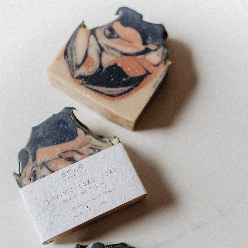 Tobacco Leaf Soap Bar - Canadian Handmade