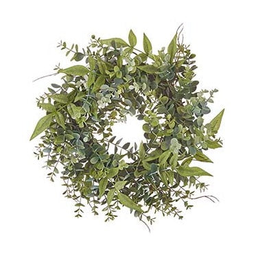 14" Eucalyptus and Berry Mini Wreath