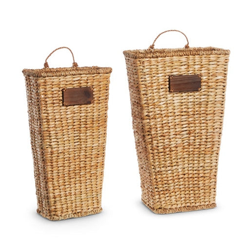 Water Hyacinth Wall Baskets