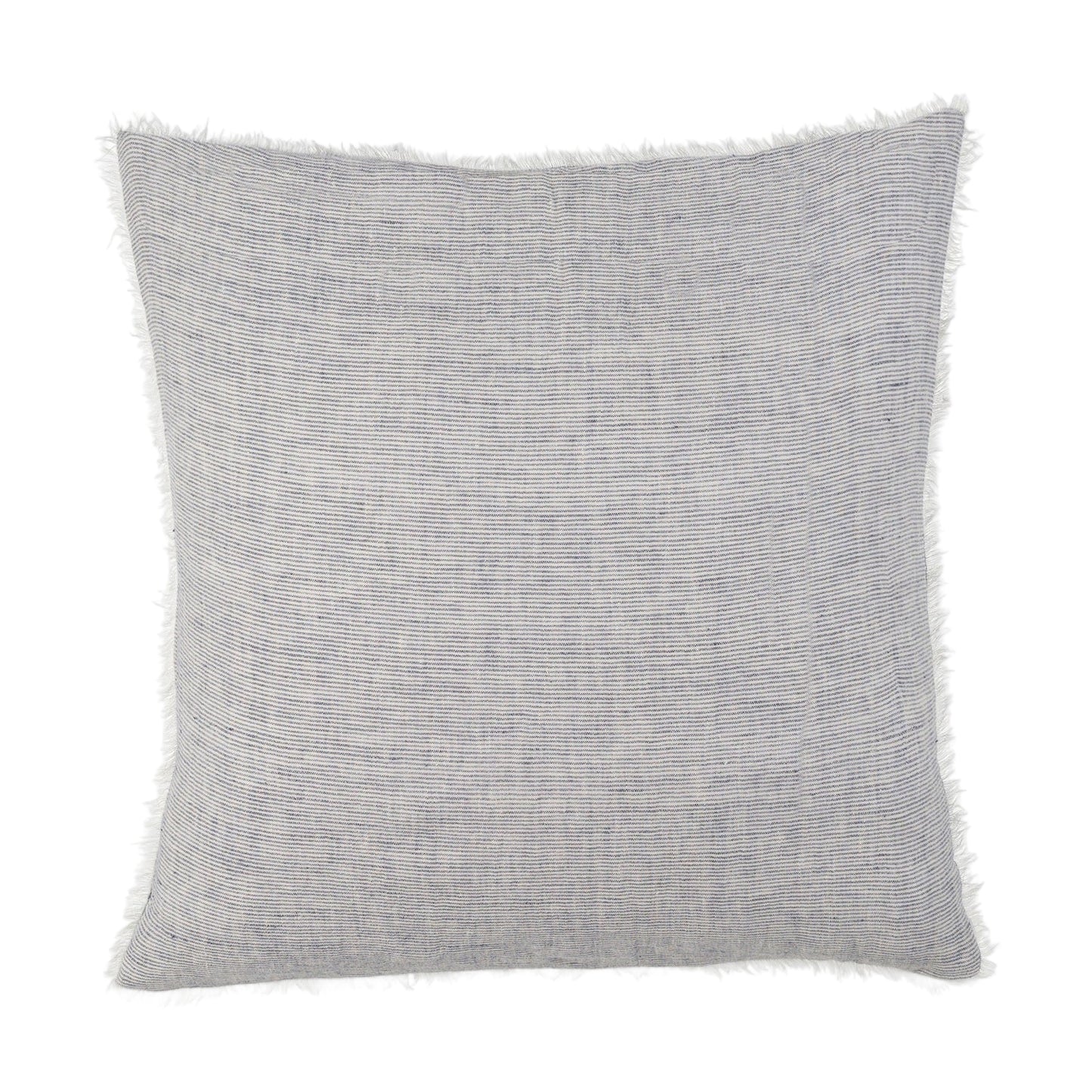 Lina Linen Pillow Navy Stripe 24x24