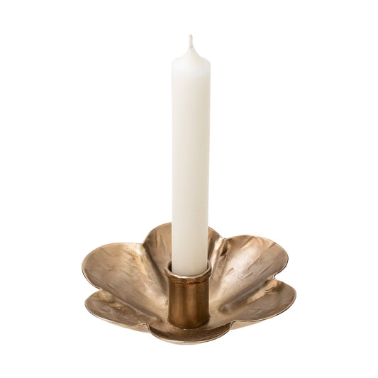 Forged Flower Candle Holder