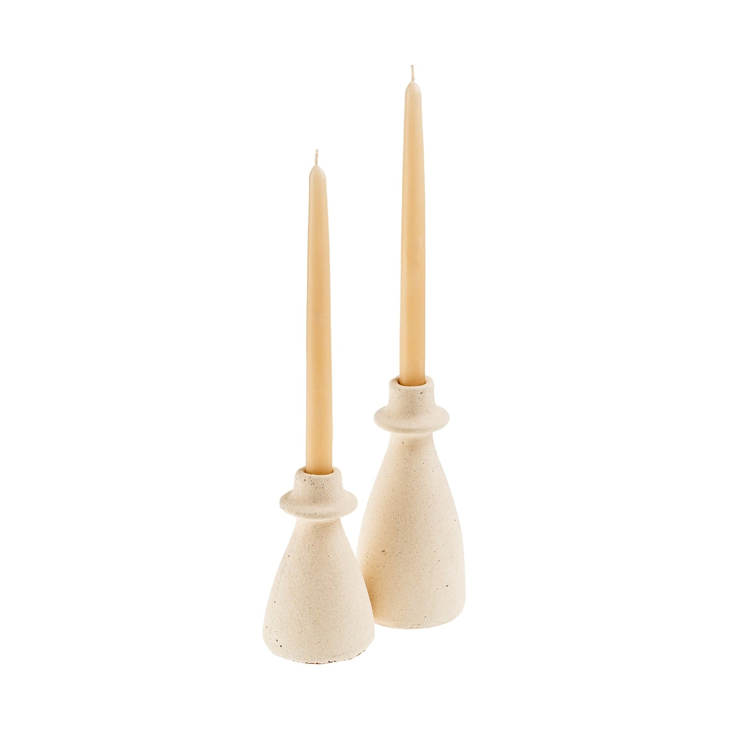 Arta Terracotta Candle Holder S, White