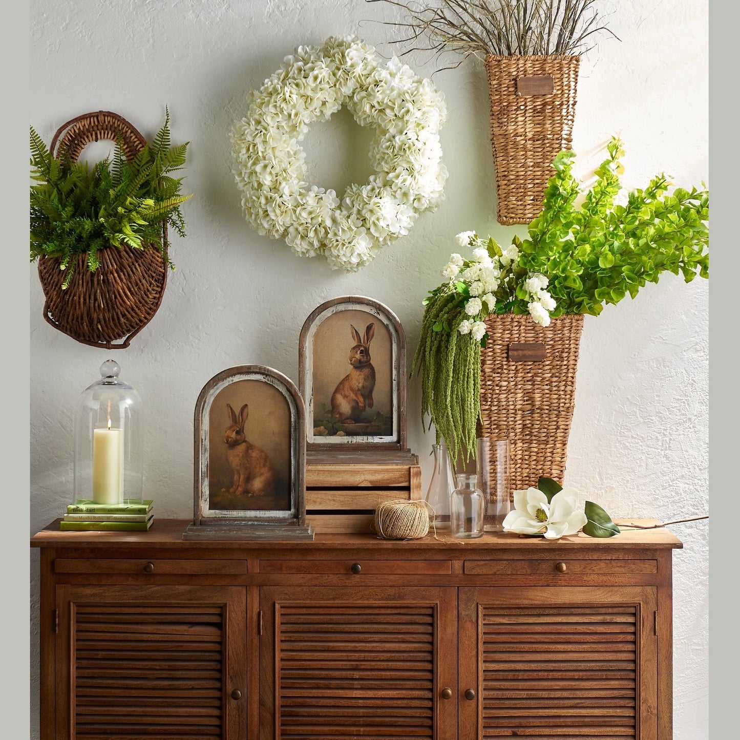 Water Hyacinth Wall Baskets