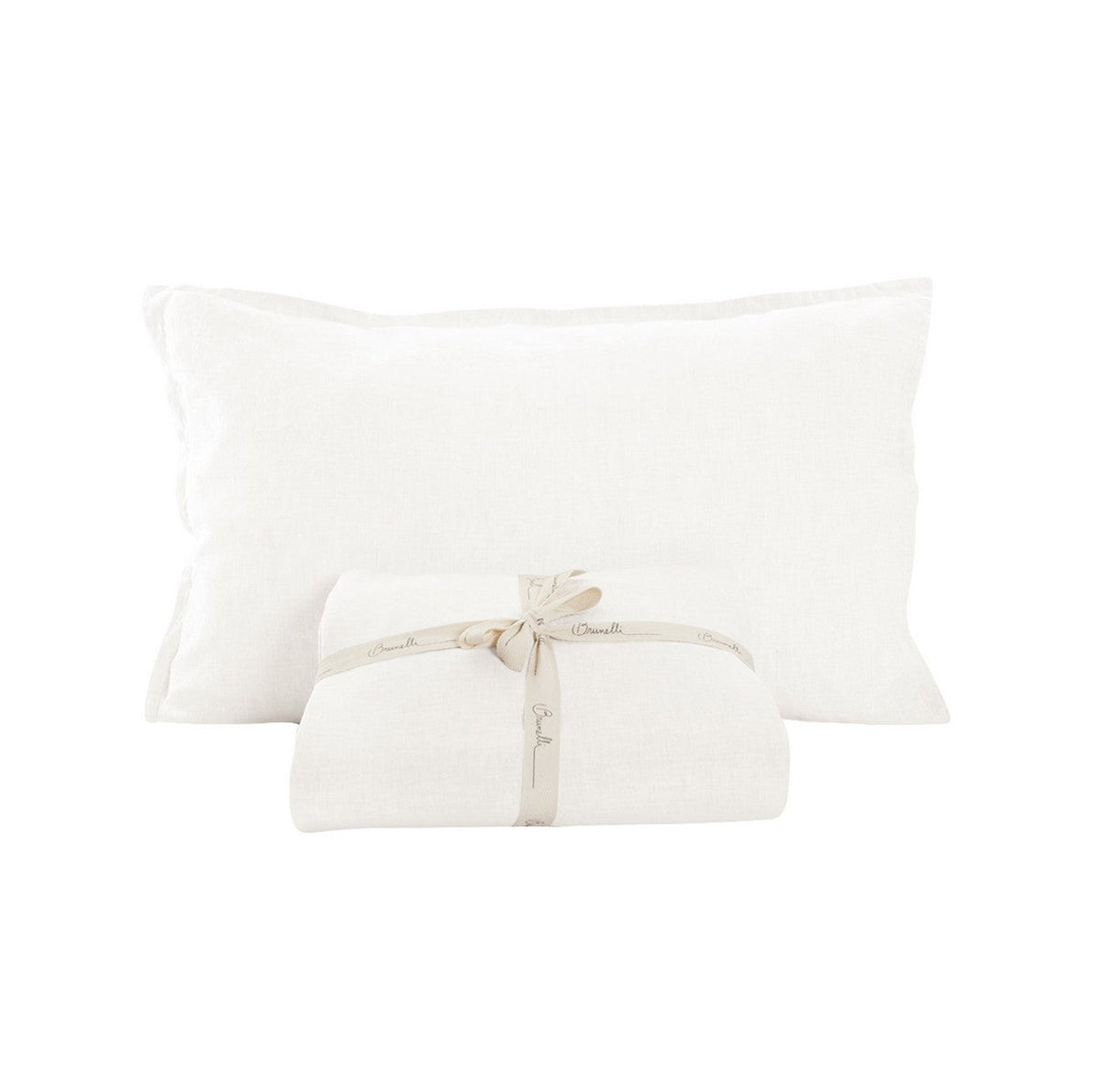 Linen White Sheet Set