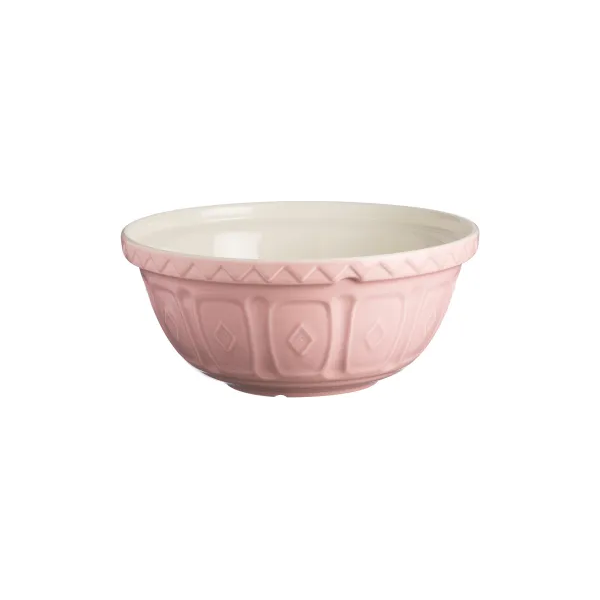 Powder Pink Caneware Mixing Bowl 26cm