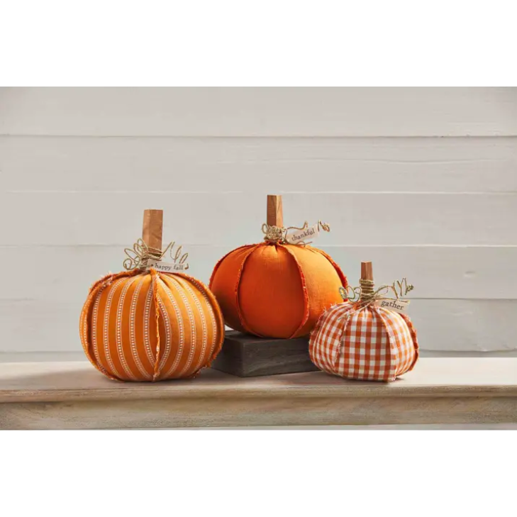 Medium Woven Pumpkin Sitter