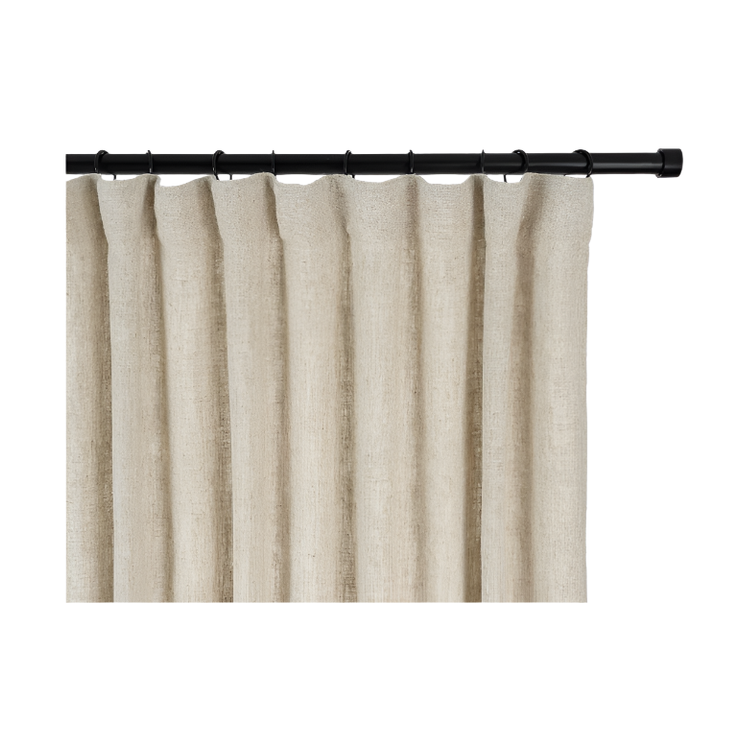 Culver Woven Curtain Panel, Oyster