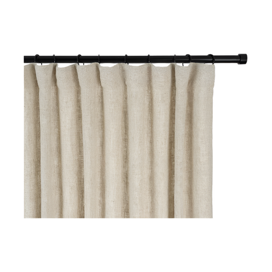 Culver Woven Curtain Panel, Oyster