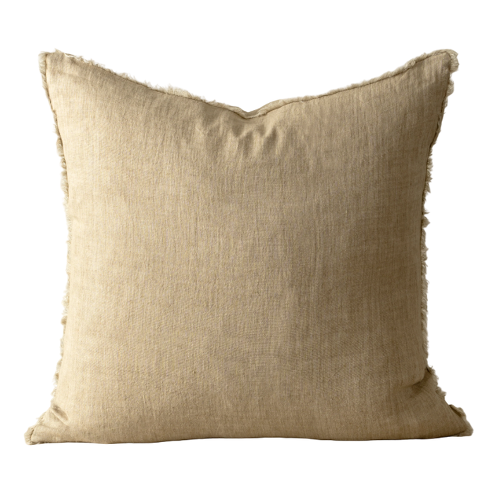 Lina Linen Pillow Dune 24 x 24 Cover Only