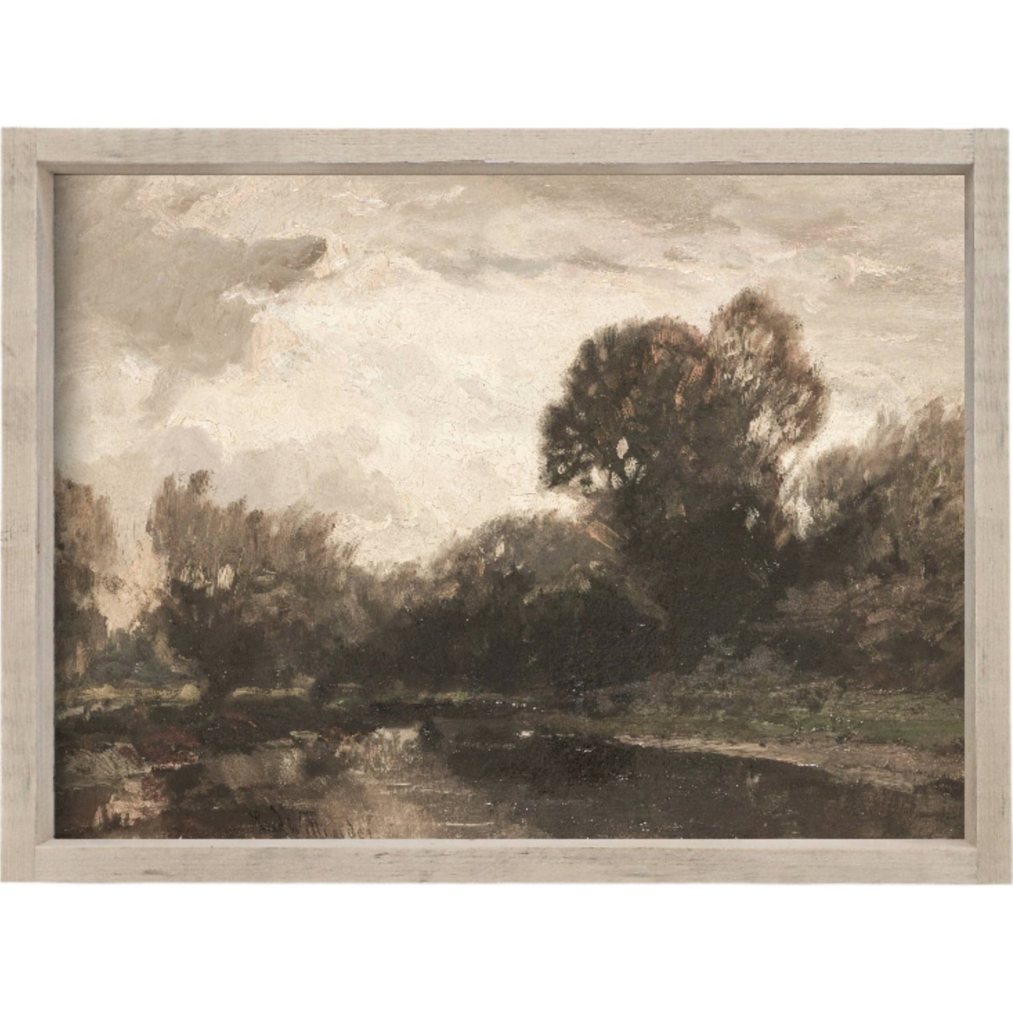 Vintage Landscape Tree Print