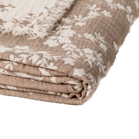 Coffee Flower Throw