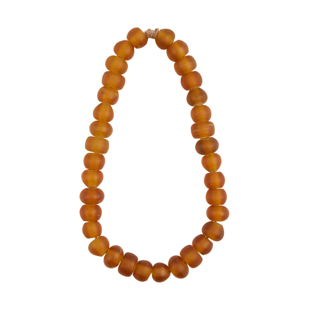 Amber Glass Beads