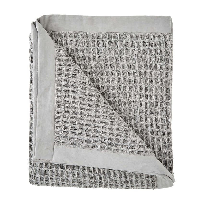 Grey Waffle Weave Blanket