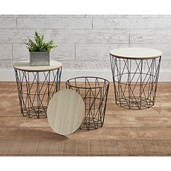 Metal Wire Tables