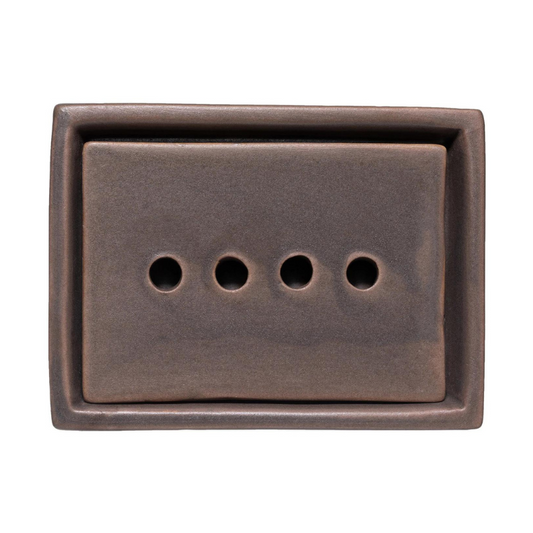 Umber Glazed Soap Dish