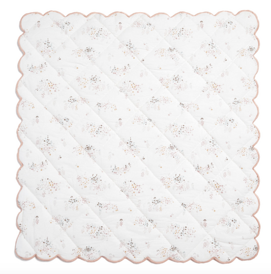 Flower Patch Chambray Blanket