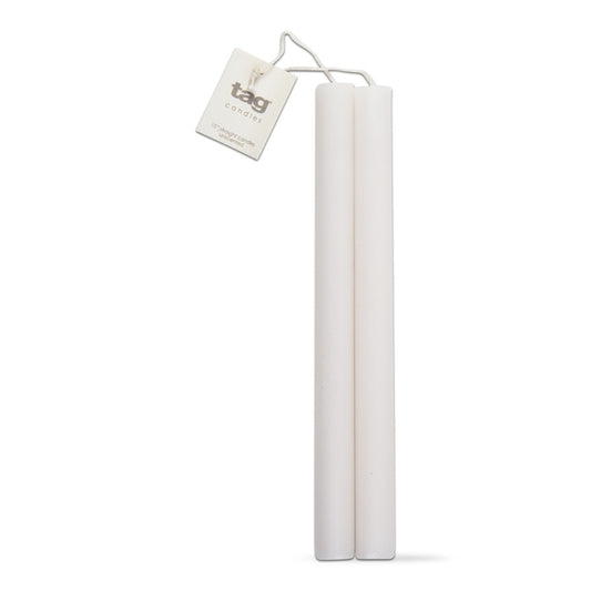12” White Straight Candle