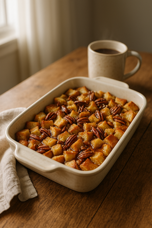 🍁 Nova Scotia Maple Pecan French Toast Bake