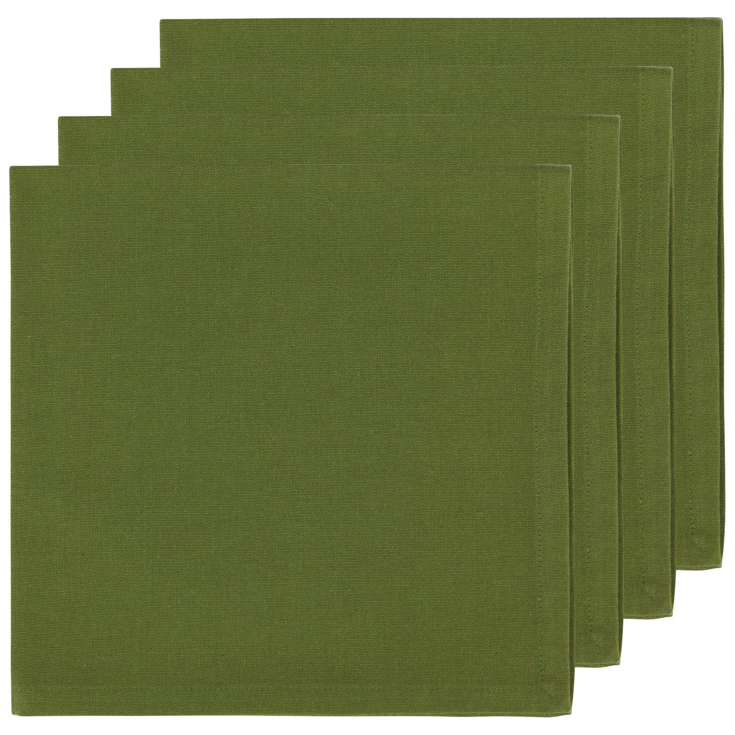 Fir Green Napkins Ivory Set of 4