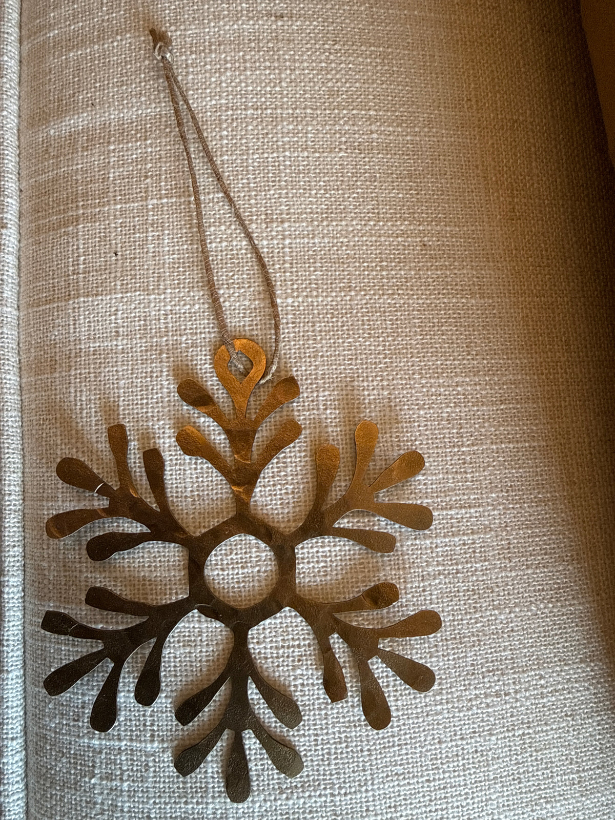 Luster Snowflake Holiday Ornament, Petal