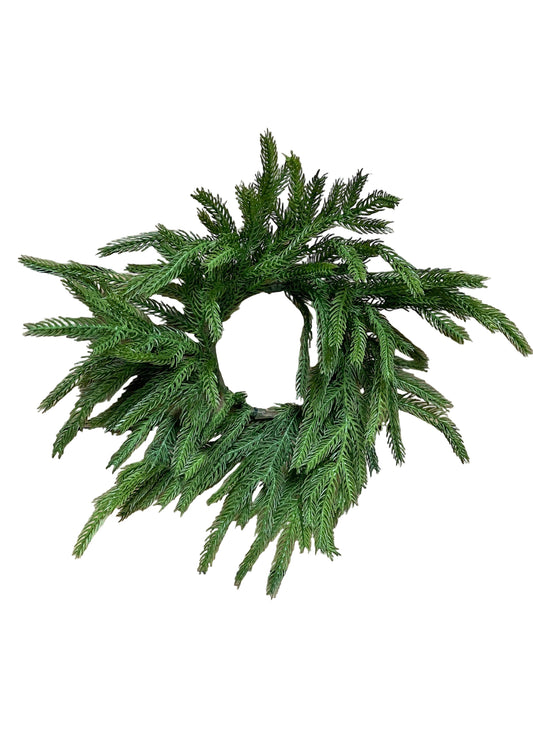 10" Fresh Touch Norfolk Pine Wreath