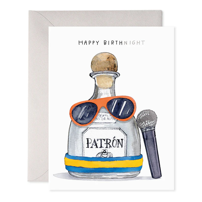 Tequila Bday Greeting Card