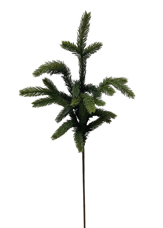 29" Fresh Touch Norfolk Pine Branch