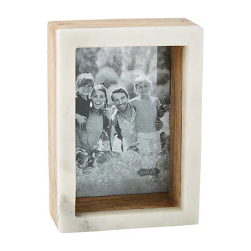 Marble Wood Shadow Box Frame 4x6
