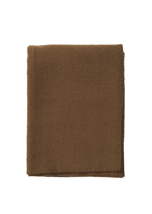 Mocha Mousse Boucle Wool Throw