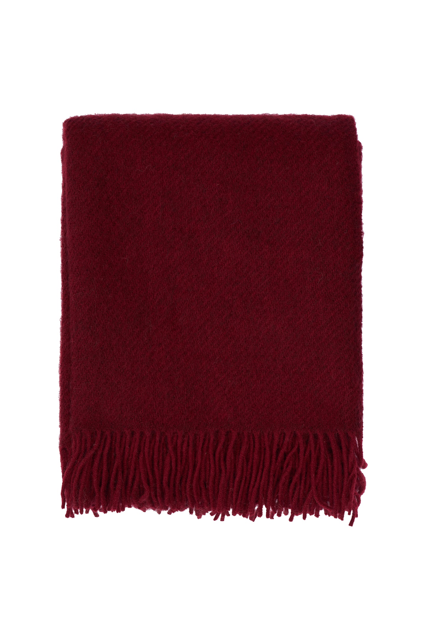 Burgundy Gotland Throw