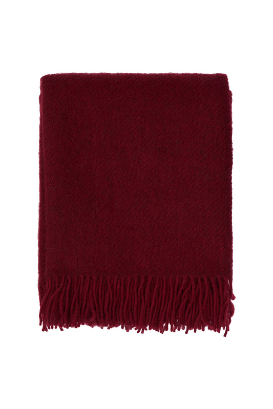 Burgundy Gotland Throw