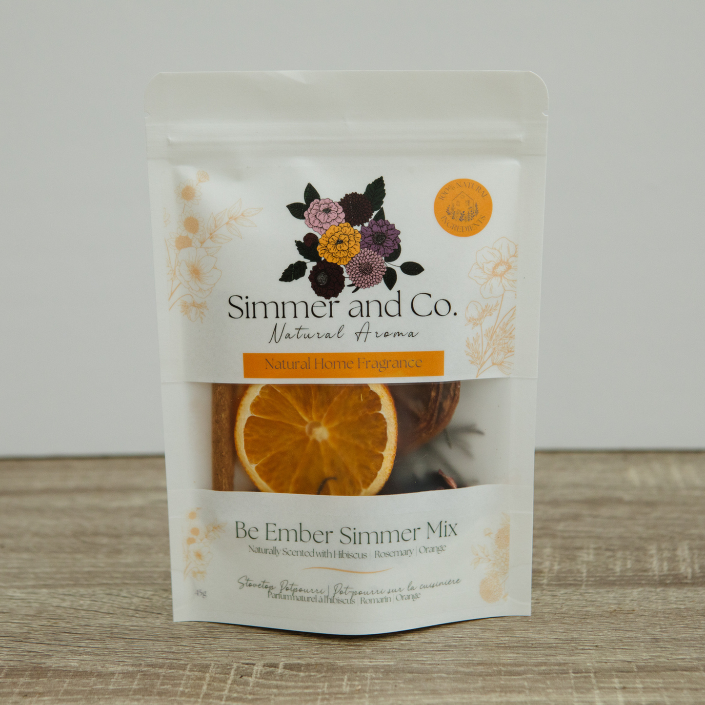 Fall | Be Ember Simmer Pot Mix, Natural Autumn Spice Aroma
