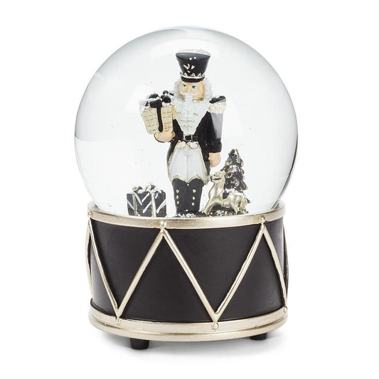 Nutcracker Snow Globe Blk