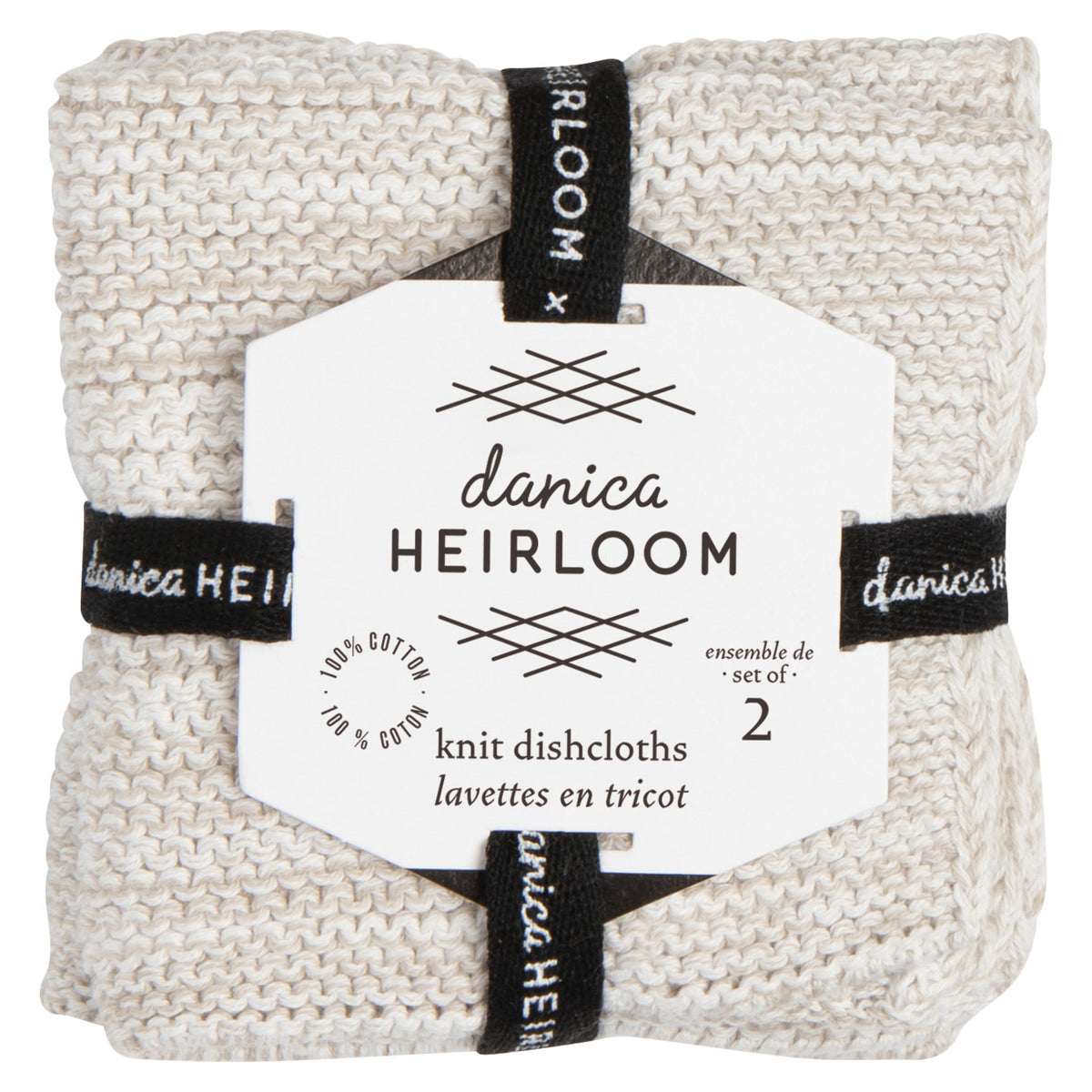 Dove Knit Dishcloths Set of 2