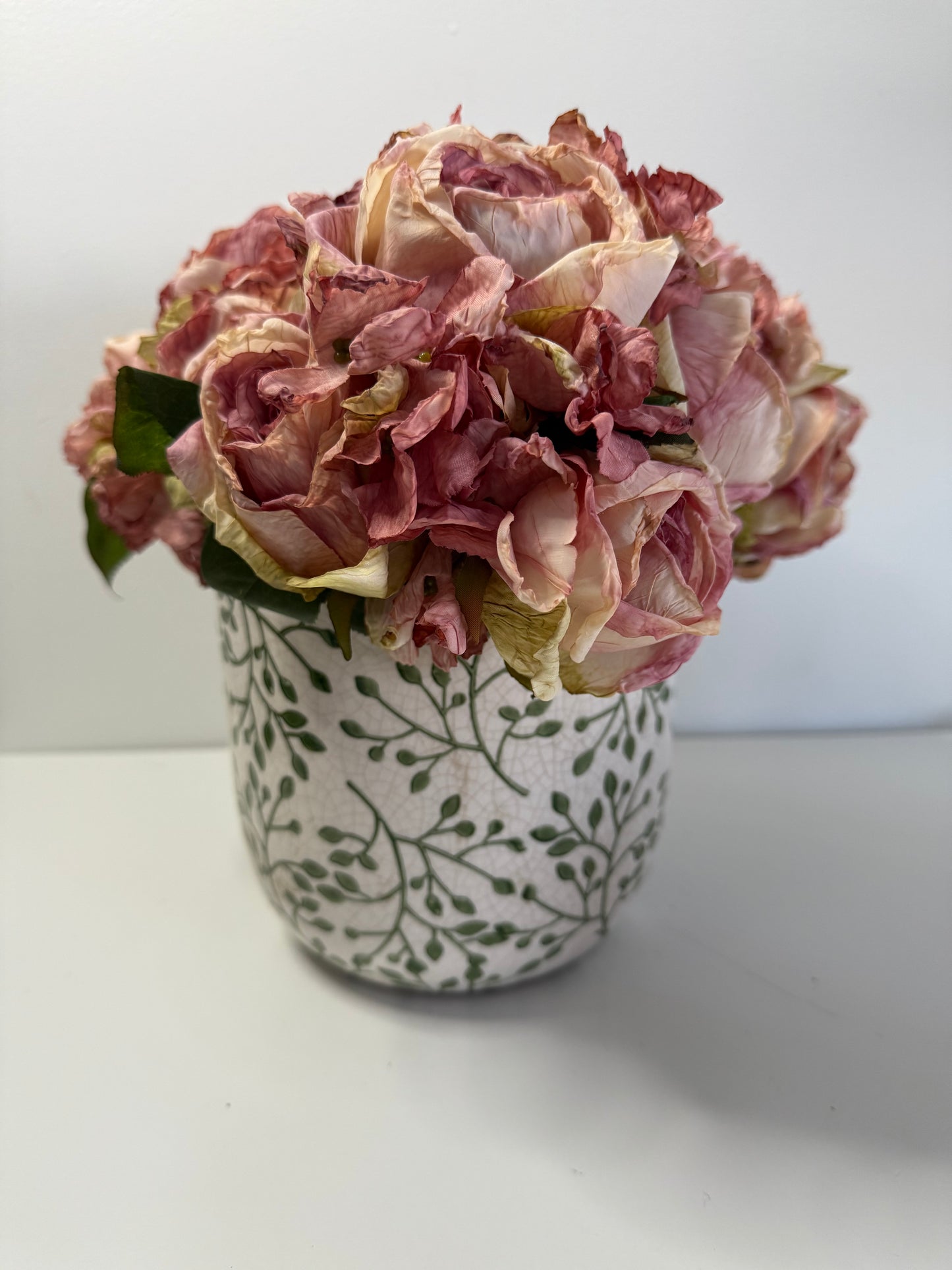 Antiqued Blush Rose Floral Bundle