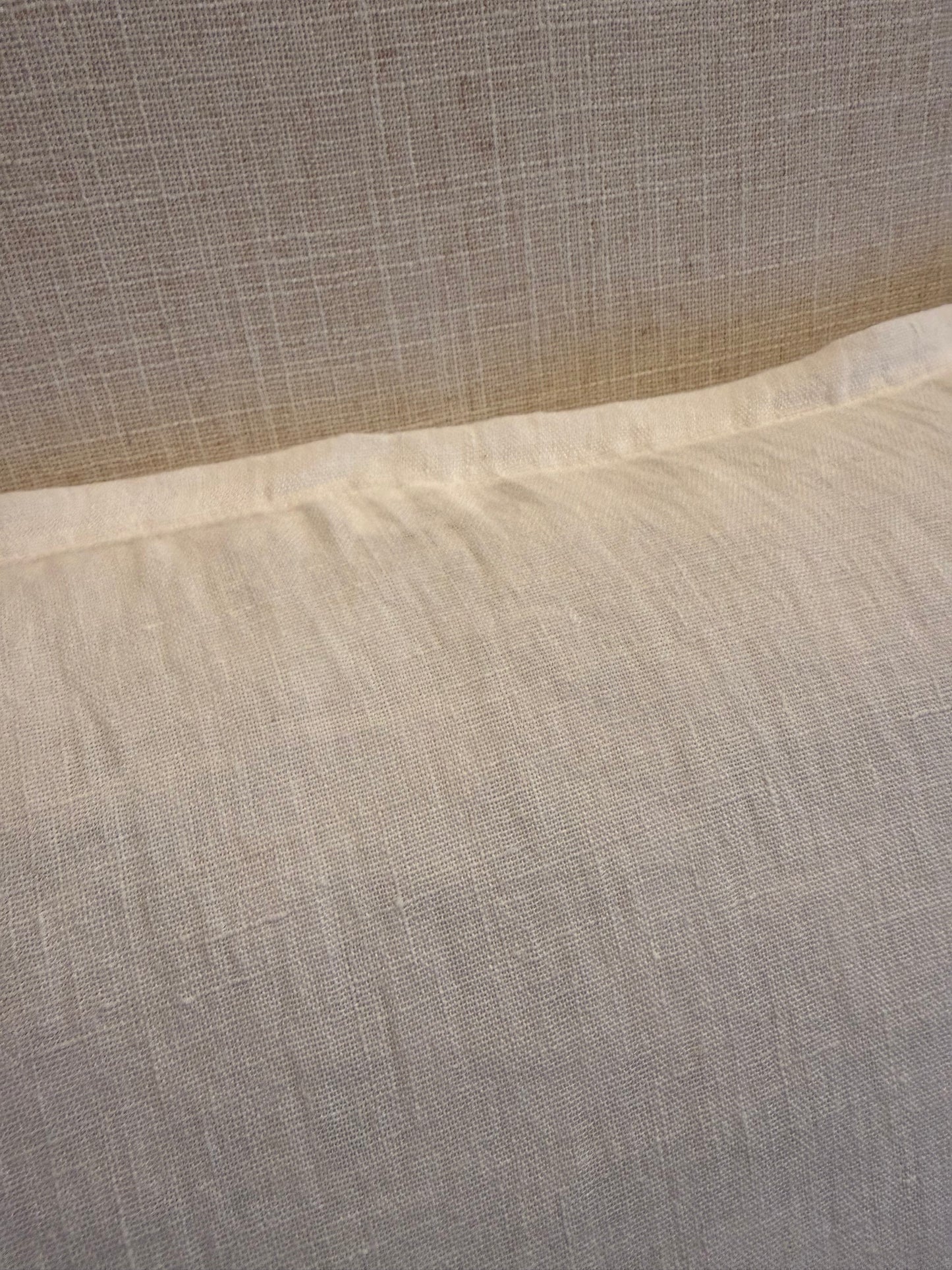 Lina Linen Pillow Light Ivory