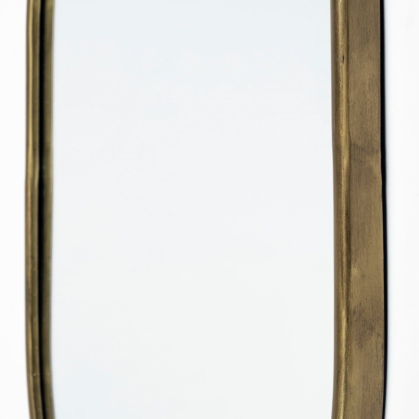 Sylvia Oval Gold Metal Frame Wall Mirror