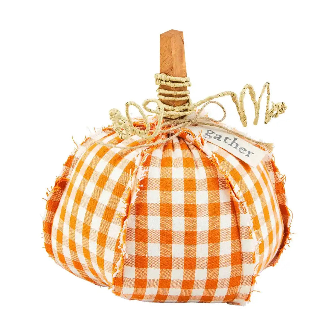 Small Woven Pumpkin Sitter