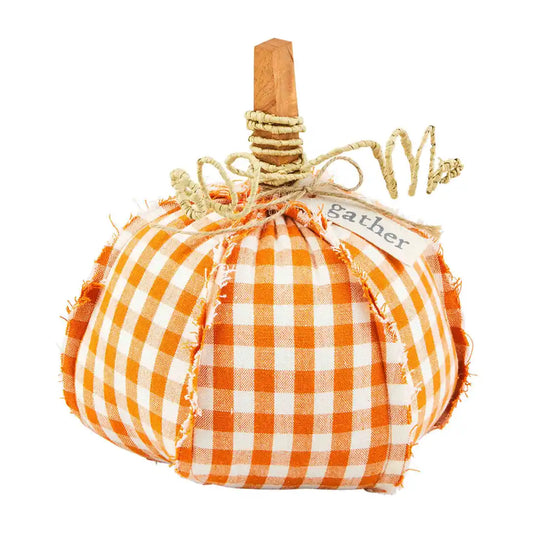 Small Woven Pumpkin Sitter