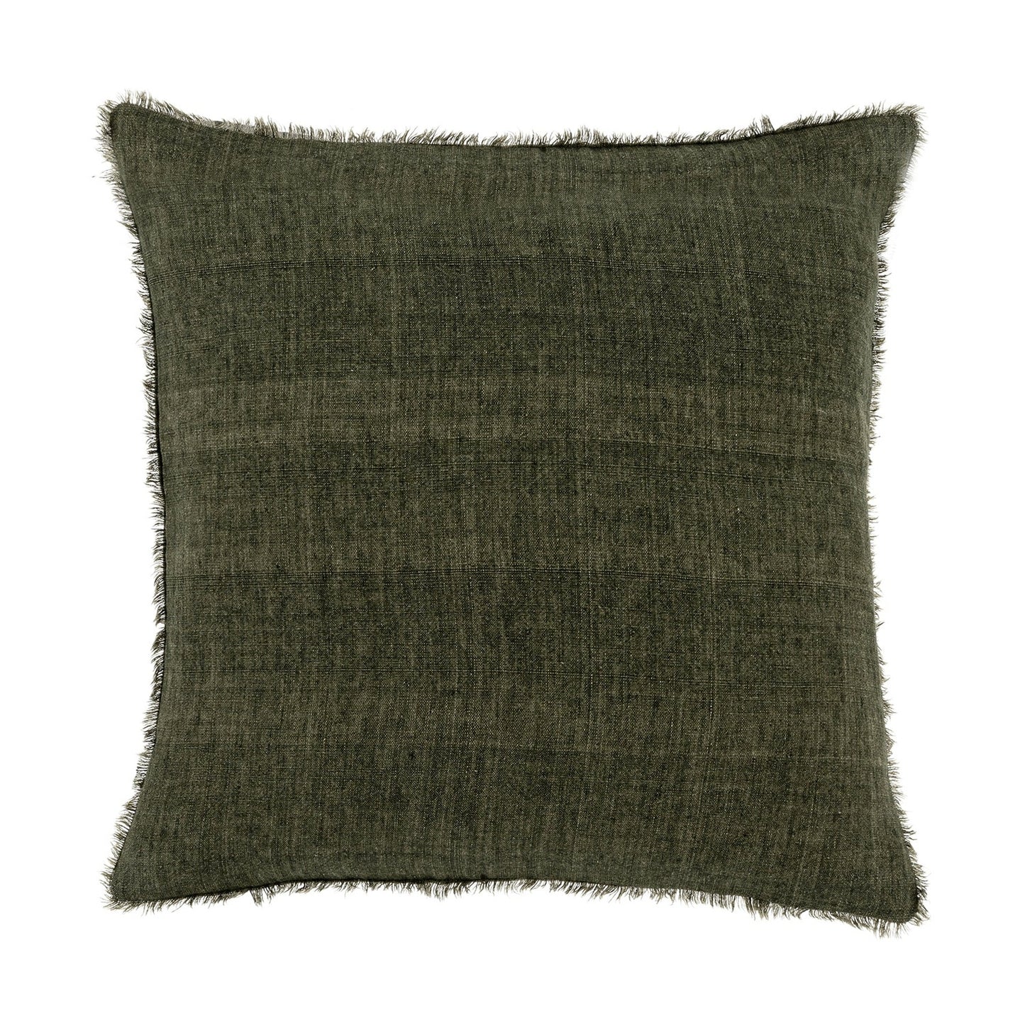 Lina Linen Pillow, Avocado 20x20