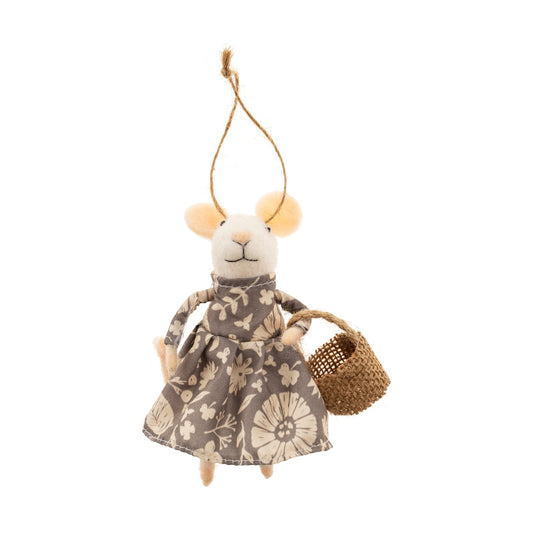 Josephine Mouse Holiday Ornament