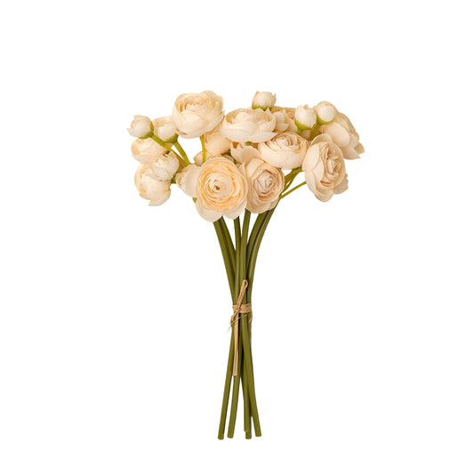 Ranunculus Spray, Cream