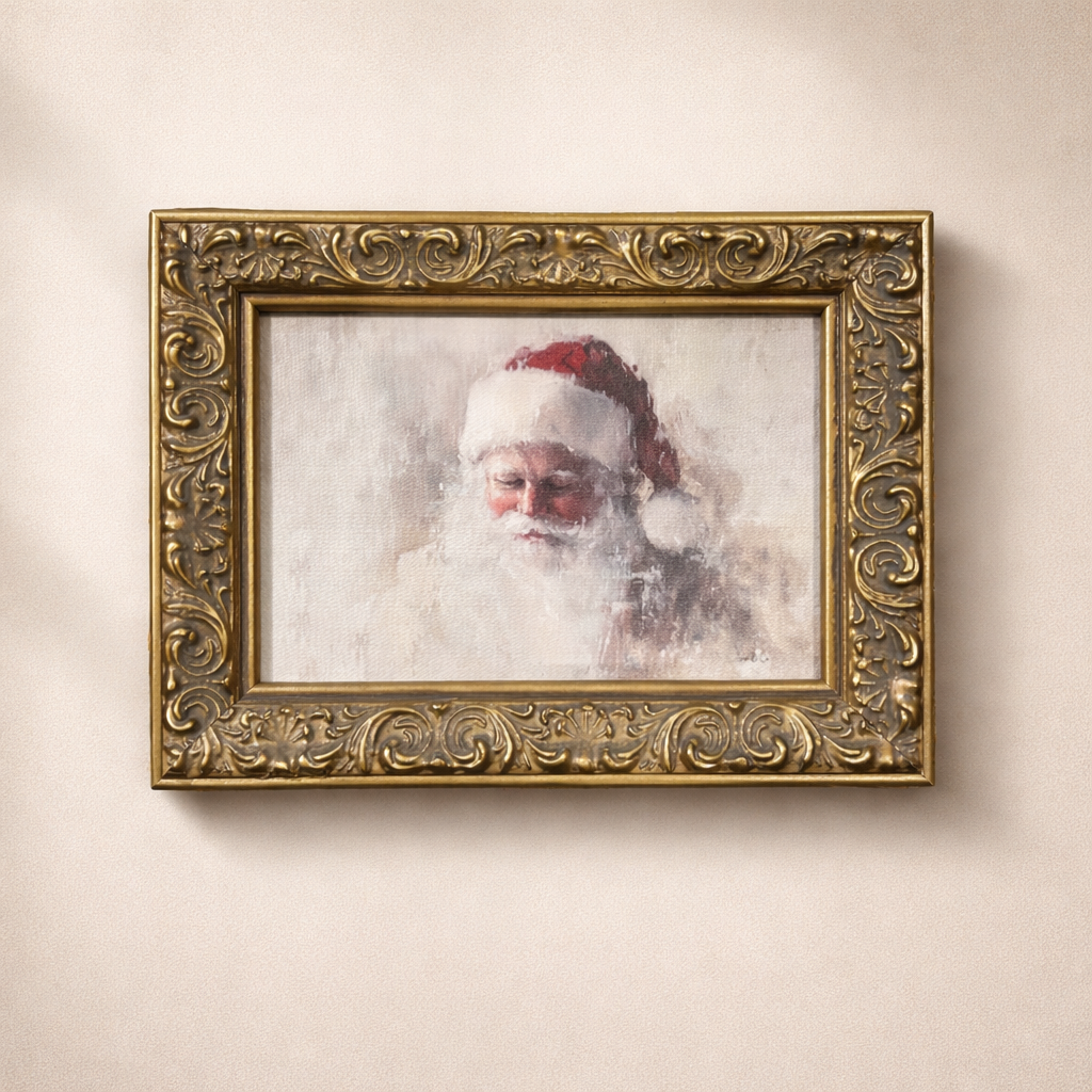 Saint Nicholas | Antique Inspired Brass Heirloom Framed Art