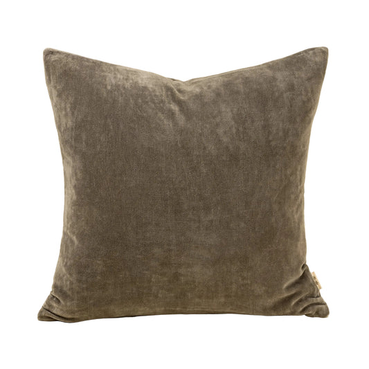 20x20 Vera Luxe Velvet Pillow, Cypress