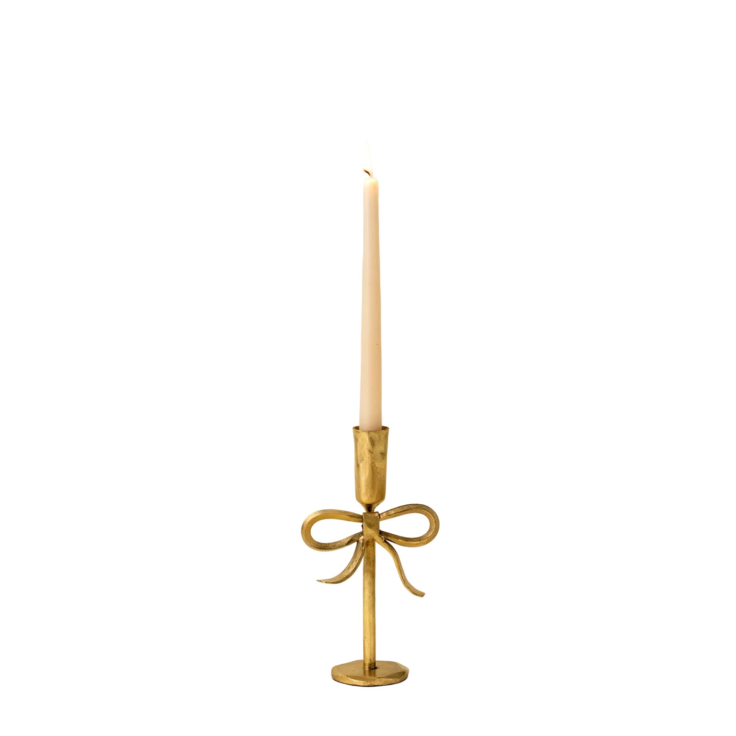Bow Forged Candlestick S, Gold