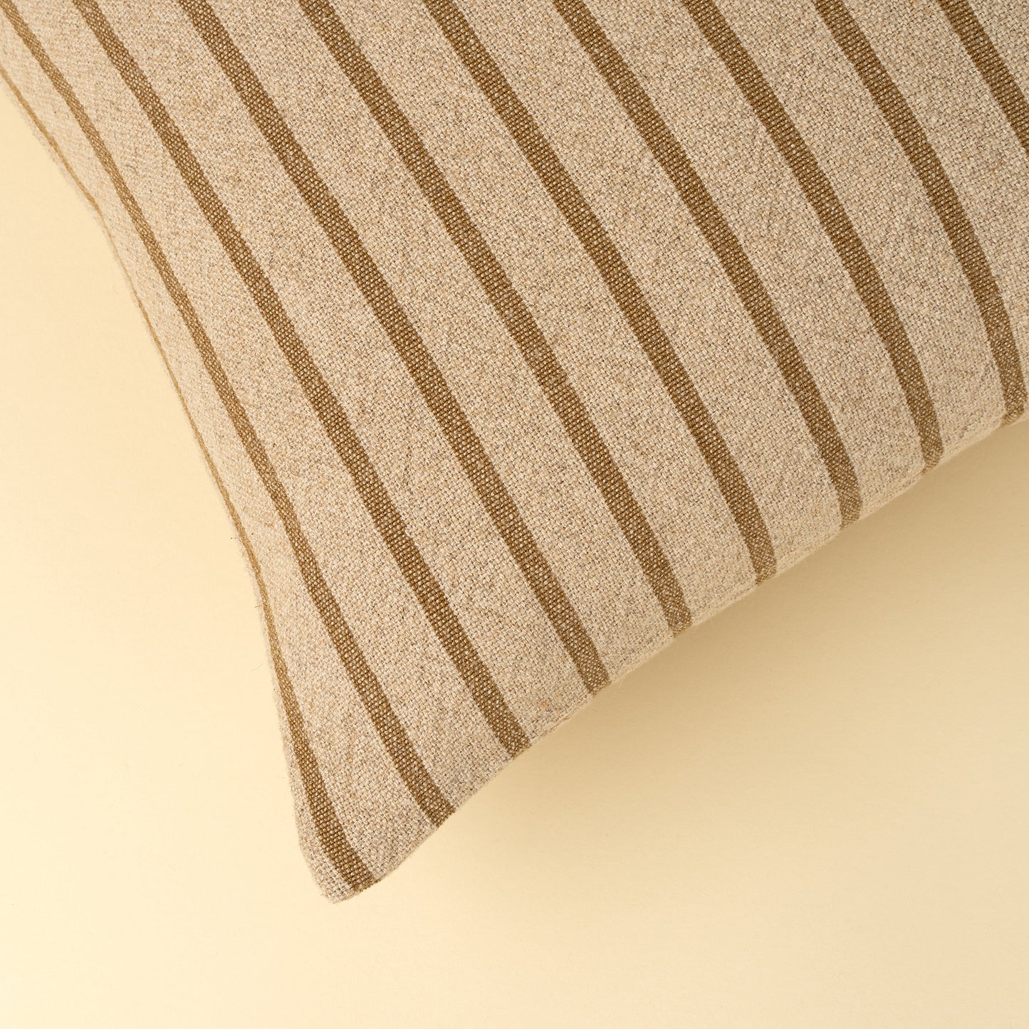 20x20 Silas Stripe Pillow, Ochre