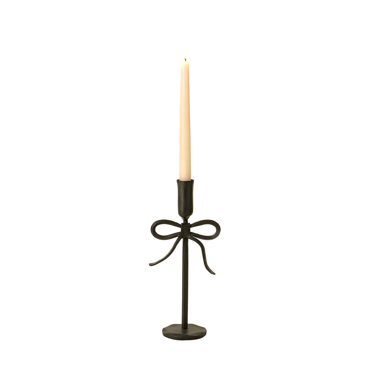 Bow Forged Candlestick M, Black
